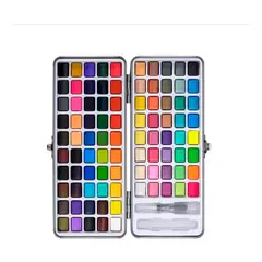 GENERICO - Acuarela 90 Colores Metalizados Y Fluorescente