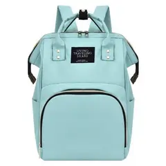 GENERICO - Mochila Maternal Pañalera Bolso CELESTE