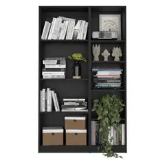 FMFURNITURE - Set Estante 62Cm Estante 45Cm Fm-002N Negro
