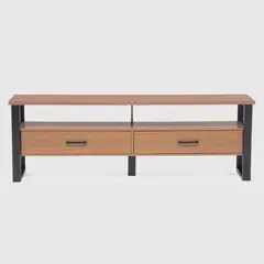 ROCA - Rack Queule Tv 75 Roble - Negro