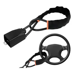 GENERICO - Traba Volante Conexión Al Cinturón Bloqueo Negro