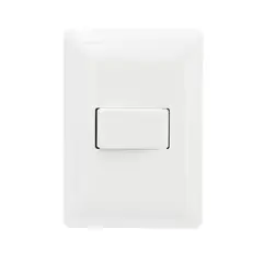 PHILCO - Interruptor Simple Pared Muro 250v 10a Blanco
