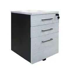 MSA MUEBLES SANTA ANA - Cajonera Móvil 2U 1KX MAPLE con GRIS