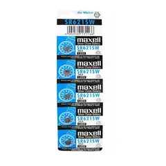 MAXELL - Pack 5 Pilas Botón Sr621sw Ag1 1.55V