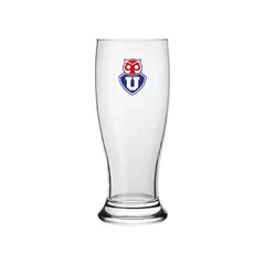 U DE CHILE - Vaso Cervecero de Vidrio 370 ml