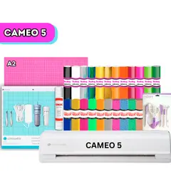 SILHOUETTE - Cameo 5 Blanca kit gold K140