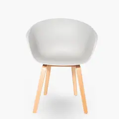 FORM DESIGN - Silla Gaudí PP Base Madera Form Gris