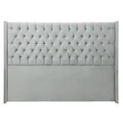 WALTHER - Respaldo Romano súper king gris perla