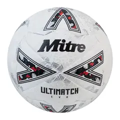 MITRE - Balon Futbol Ultimatch Evo Blanco T.5