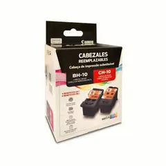 CANON - Kit 2 Cabezales BH-10 Negro + CH-10 Color Gi-10 Gi-11