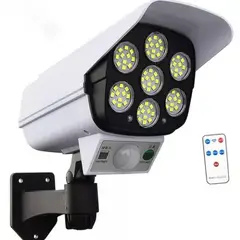 GENERICO - Camara foco de led solar con sensor de movimiento