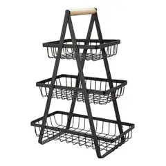 U BUY - Estante Verdulero 3 Niveles Organizador Metal Multiuso Cocin