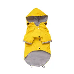 PAGANOOM - Chubasquero para perros con cremallera - 2XL
