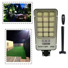 GENERICO - Foco Poste Solar 1000 Watt Alumbrado Exterior 420 led