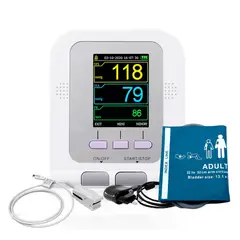 TOPMEDIC - CONTEC Monitor Signos Vitales Esfigmomanómetro Electrico Toma Presion Oximetro