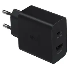 GENERICO - CARGADOR COMPLETO DUO 35W CARGA RÁPIDA SAMSUNG