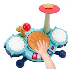 GENERICO - Bateria Para Bebe Touch Con Piano Y Microfono