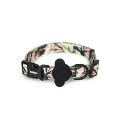 PETPRO - Collar Para Perro Brnx Ajustable Diseño Forest Pink, Small