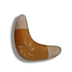 PETPRO - Wonder Dog Juguete de Cuero para Morder, Boomerang