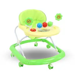 CRUSEC - Andador Plegable Flores Con Musica Portable Unisex Verde
