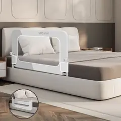 AIZO - Baranda De Cama Simple Crece Conmigo Gris O Azul Summer