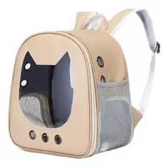 LISM - Bolso Mochila Porta Perros Gatos Jaula 262372 Beige