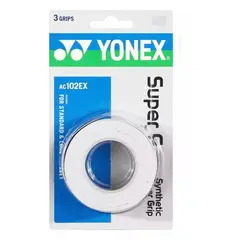 YONEX - Overgrip Super Grap Blanco X3 Tenis Padel
