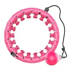 GENERICO - Aro Smart Hula Hoop con Masajeador Ajustable Hasta 120cm