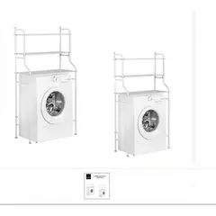 GENERICO - Estante Para Baño Y Lavadora