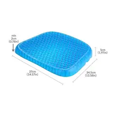 GENERICO - Almohada Cojín De Silicona Para Asiento Hogar Trabajo Auto