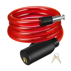 GENERICO - Cable Seguridad Para Bicicleta Anti Robo Candado Con Llaves