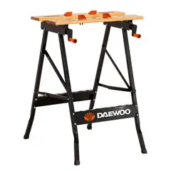 DAEWOO - MESA BANCO DE TRABAJO PLEGABLE PORTATIL SOPORTA 70KG