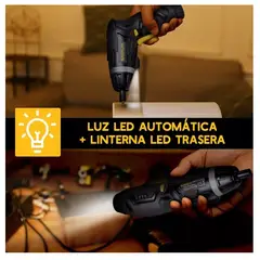 BROOKLYN - Atornillador Inalambrico 4v +maleta + 45 Accesorios Color 52049