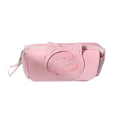 GENERICO - Hermoso Estuche Kawaii Diseño Gatito Rosado