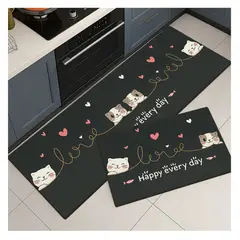 EVERSO - Set 2 Alfombra Cocina Piso Entrada Antideslizant Vario Model