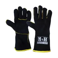 INDURA - Guante Soldador Negro MyH Certificado