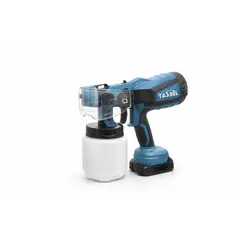 TASBEL - Pistola Pintura Inalambrica 800ml 2 Baterias Recargable Compresor Pintar Casa