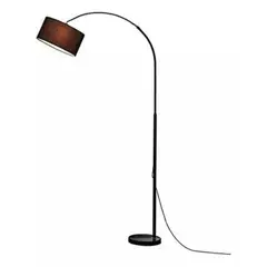 GENERICO - Lámpara De Pie E27 Metal 310001 Negro