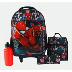 DISNEY - Mochila escolar set de 4 piezas
