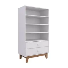 KIDSCOOL - Organizador Retro Harmony 2 Cajones Blanco
