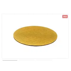 GENERICO - Base De Madera 35cm14in Redonda Dorada Reposteria
