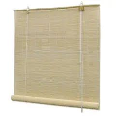 GENERICO - Cortina Persiana Roller Enrollable De Bambú 180x180CM BAMBU