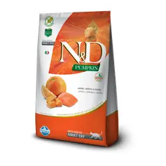 N&D - Pumpkin Feline Adulto Salmón, Calabaza y Naranja 1,5 kg