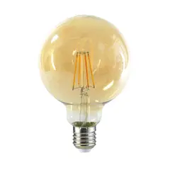 HB LEDS - Pack 5 Ampolleta 4W E-27 G95 Filamento Cálido