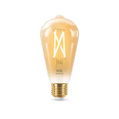 WIZ - Ampolleta WiFi de filamento ámbar de 50W ST64 E27