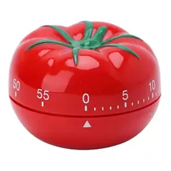 GEN - Timer Forma Tomate Pomodoro Cocina Reloj Temporizador Cuerda