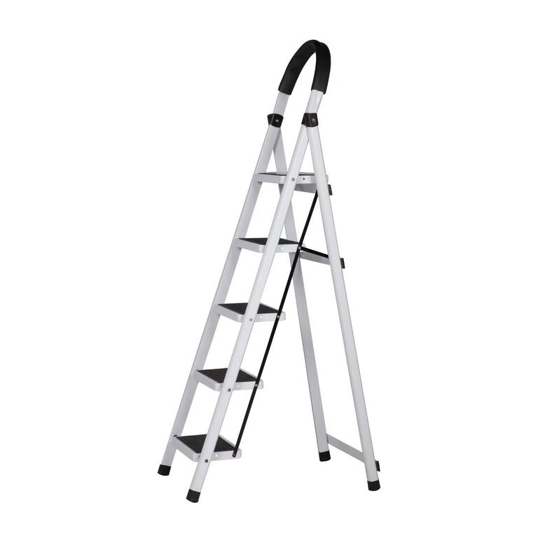 Escalera Plegable de Acero 5 Peldaños a $39.990