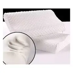 GENERICO - Almohada Con Memoria Memory Foam Cervical Terapéutica pack 2