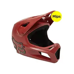FOX - Casco Integral Rampage Rojo Talla XL 61-62