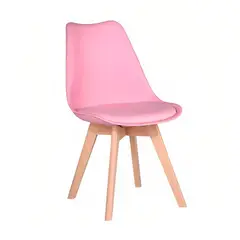 GENERICO - Silla Clasica Estilo Tulip ROSADO